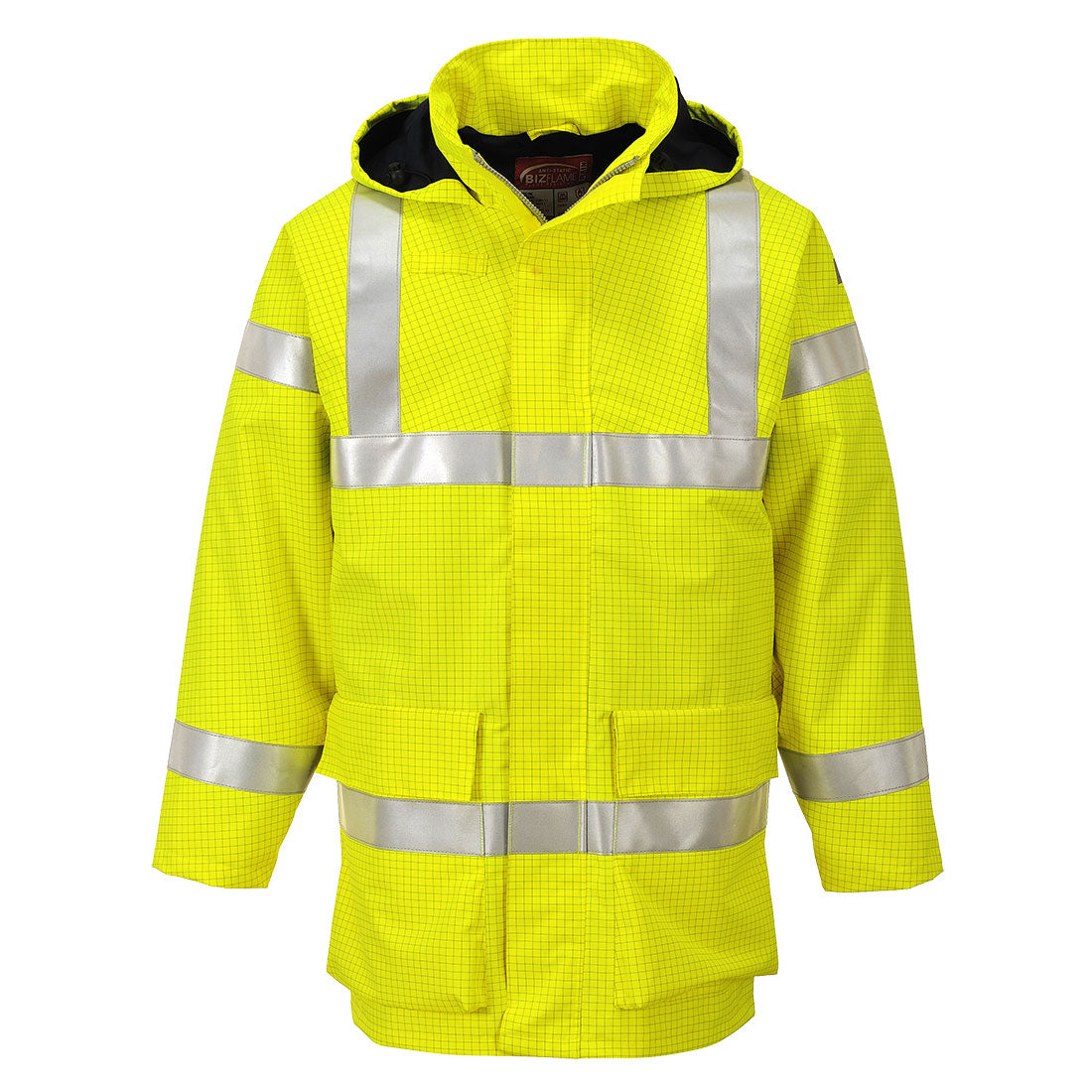 BizFlame Hi-Vis Multinormi sadetakki.