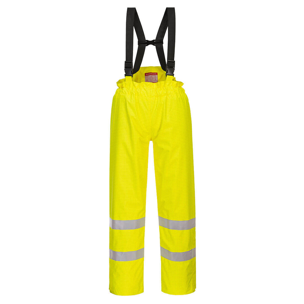 Bizflame Hi-Vis palosuojatut talvihousut - Keltainen