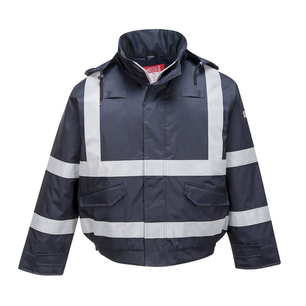 Bizflame FR- Multinormi Bomber-sadetakki - Tummansininen