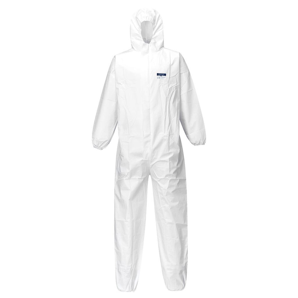 BizTex Microcool- 5/6 haalari (50kpl) - Valkoinen
