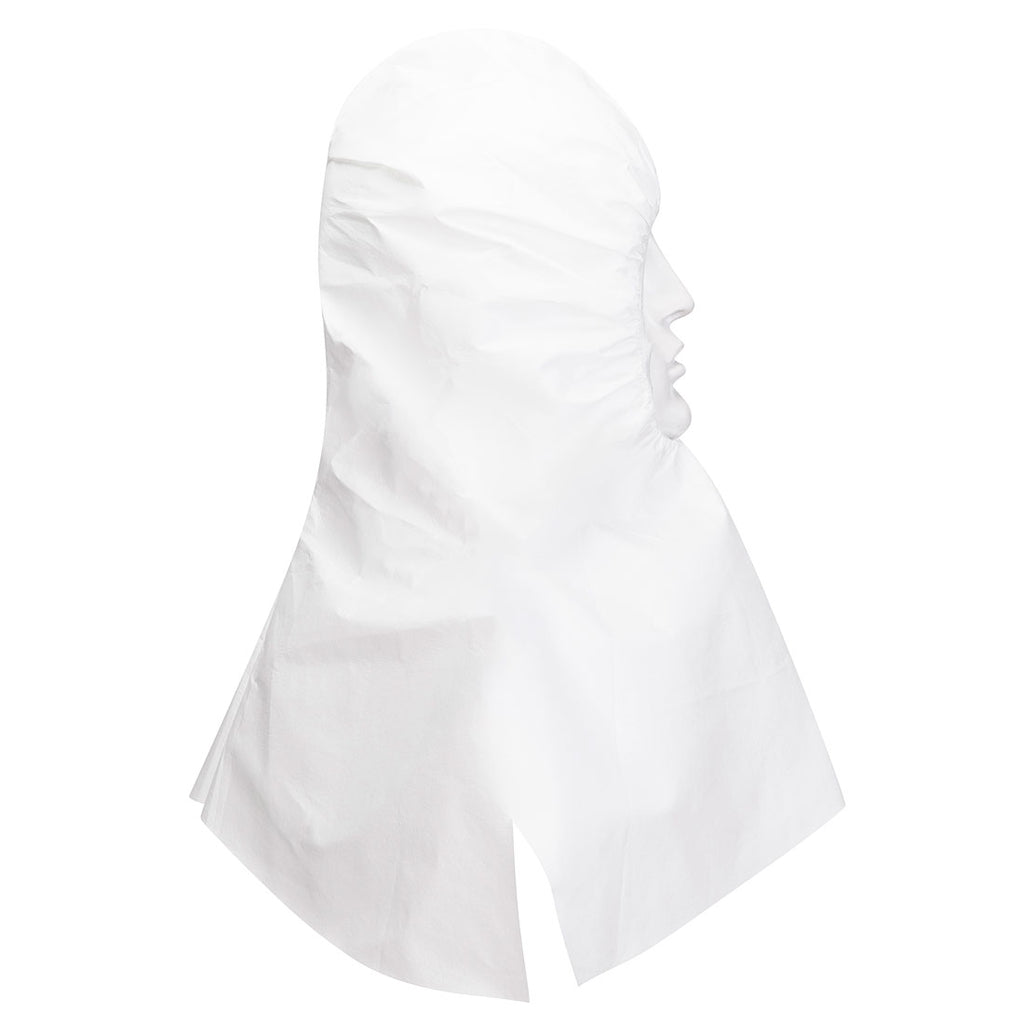 Biztex Microporous Hood Pk100 - Valkoinen