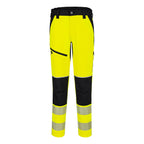PW3 Hi-Vis Stretch-housut - Kelta/musta