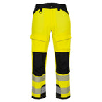 PW3 Hi-Vis Turvavaljashousut - Kelta/musta