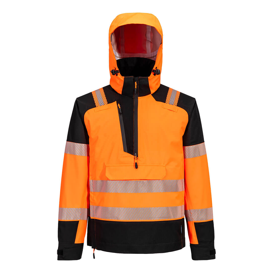 PW3 Hi-Vis Hupullinen sadetta pitävä anorakki (3L)