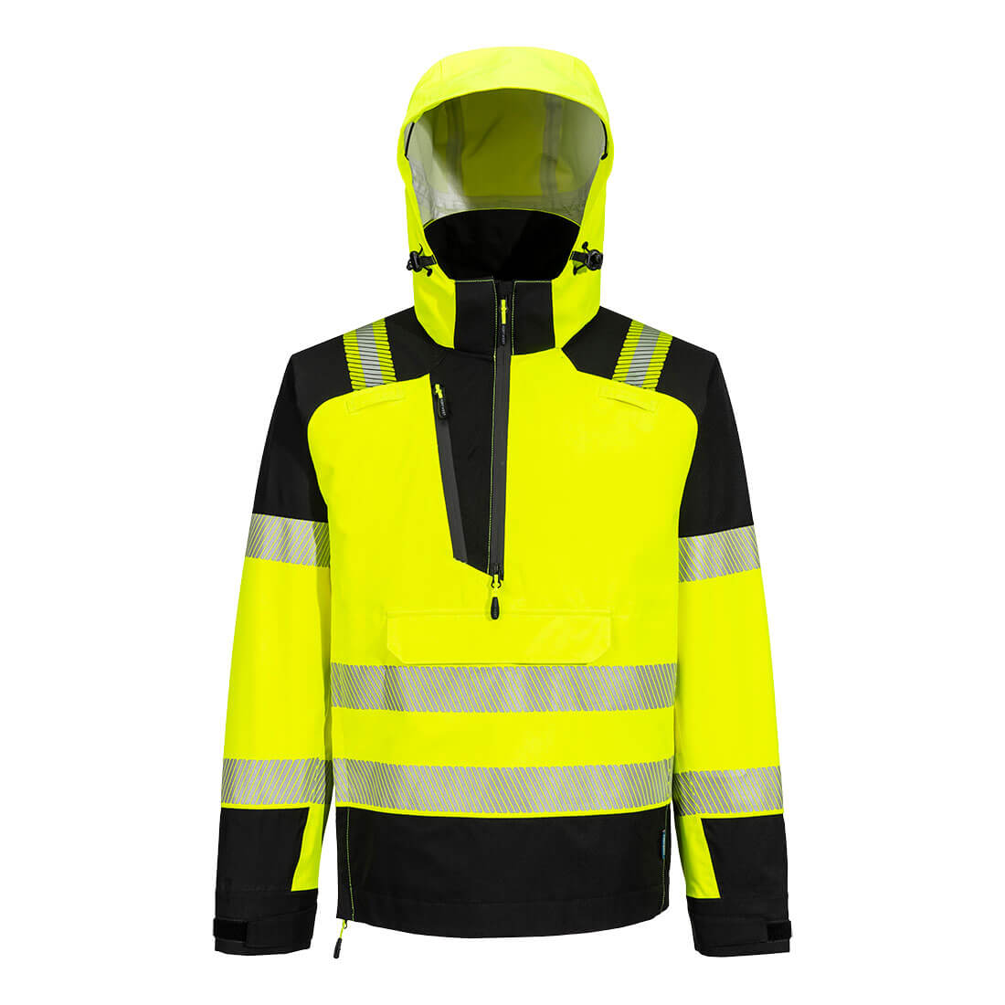 PW3 Hi-Vis Hupullinen sadetta pitävä anorakki (3L)