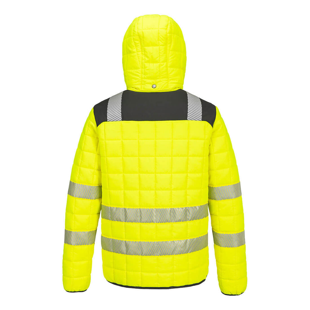 PW3 Hi-Vis Kevyttoppatakki - Kelta/musta