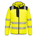 PW3 Hi-Vis Kevyttoppatakki - Kelta/musta