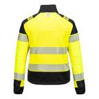 PW3 Hi-Vis Naisten Hybrid-kevyttoppatakki - Kelta/musta