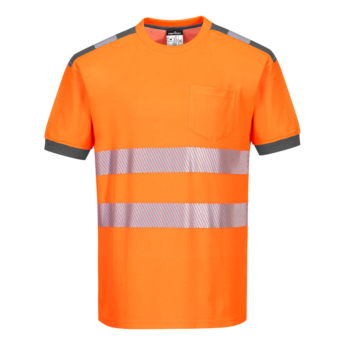 PW3 Hi-Vis T-paita - Oranssi/harmaa