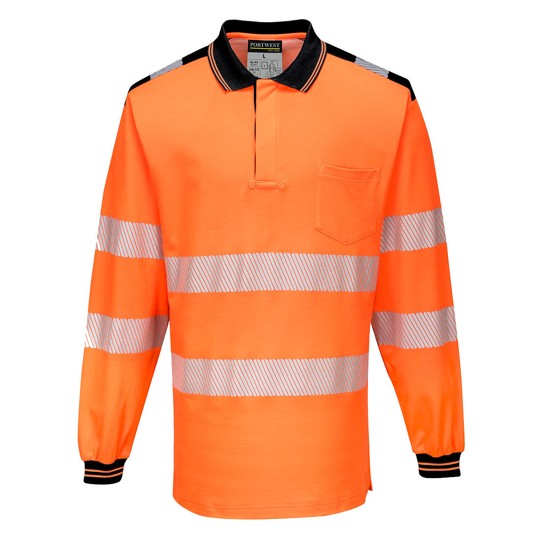 PW3 Pitkähihainen Hi-Vis poolopaita