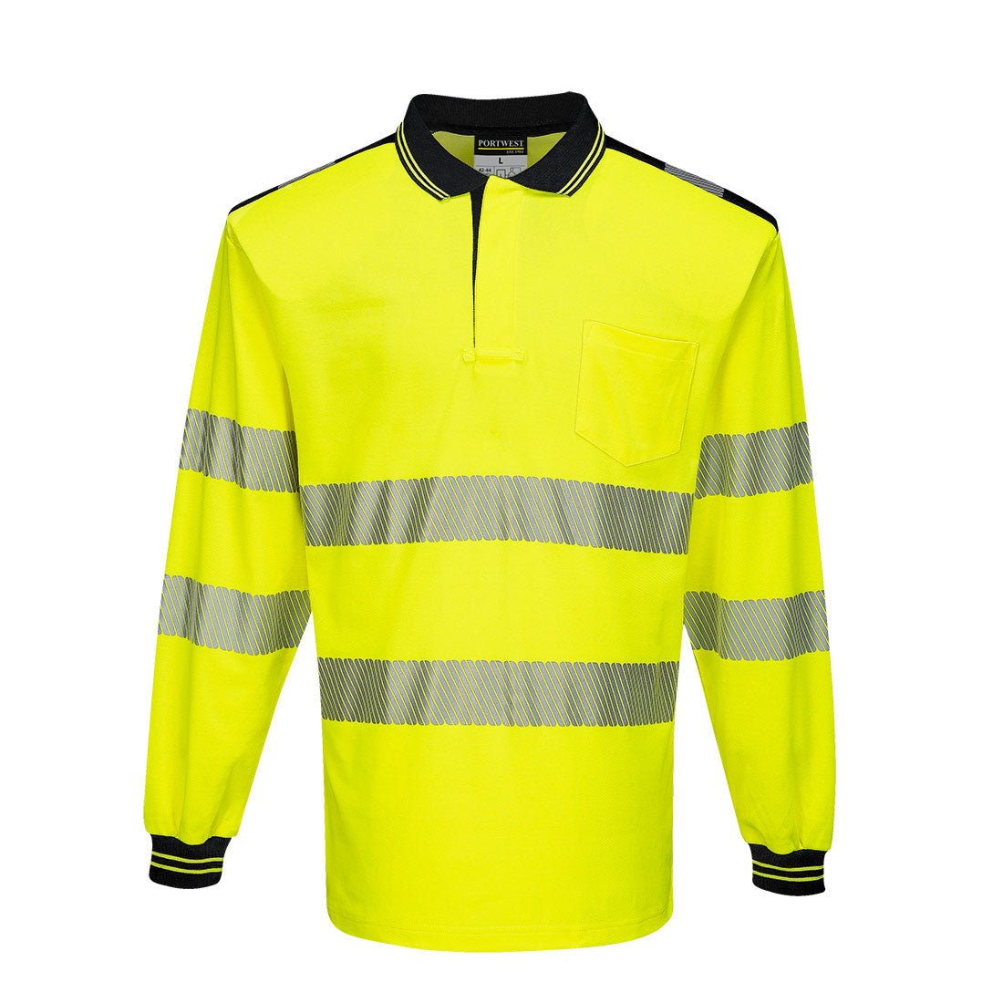 PW3 Pitkähihainen Hi-Vis poolopaita