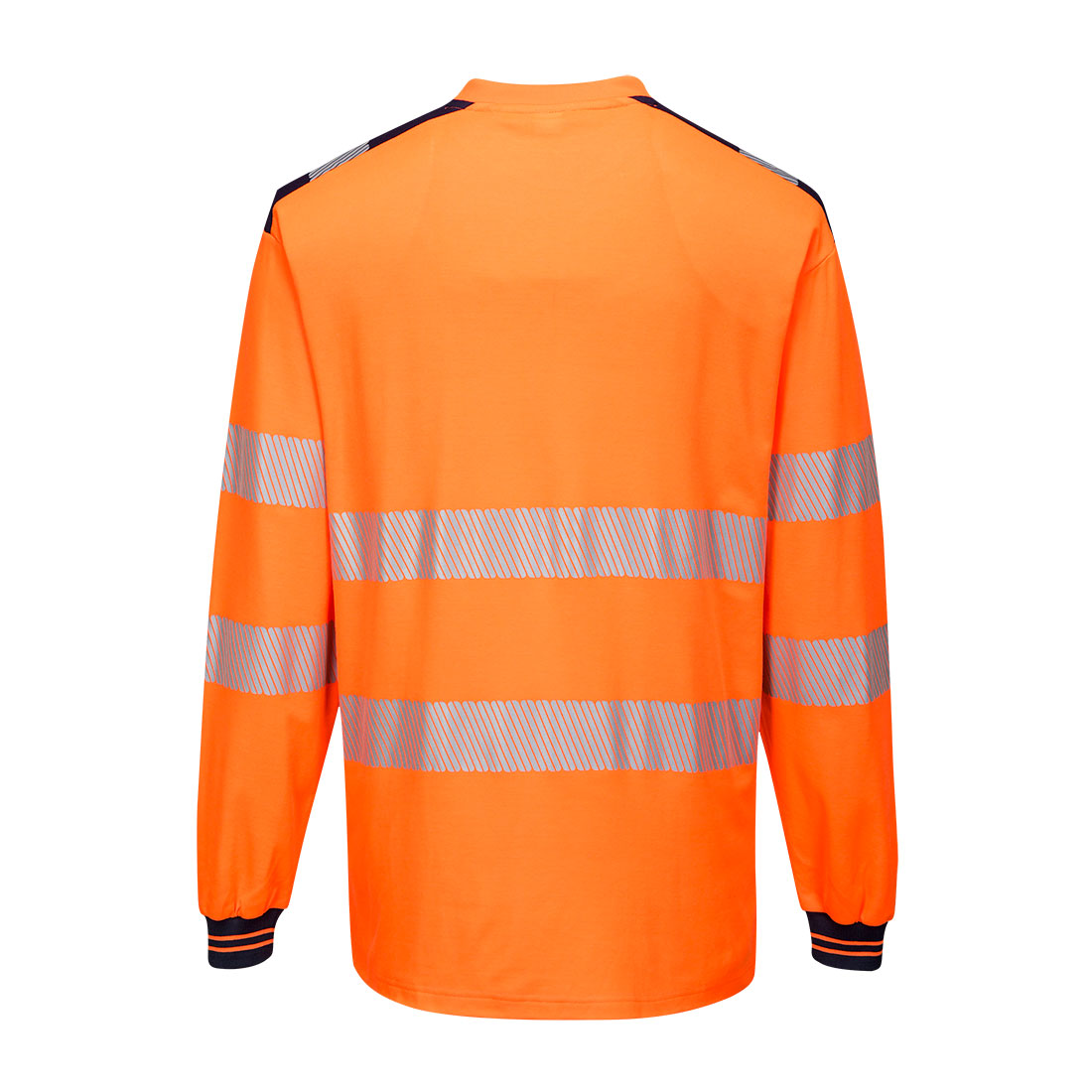 PW3 Hi-Vis Pitkähihainen t-paita - Oranssi/musta