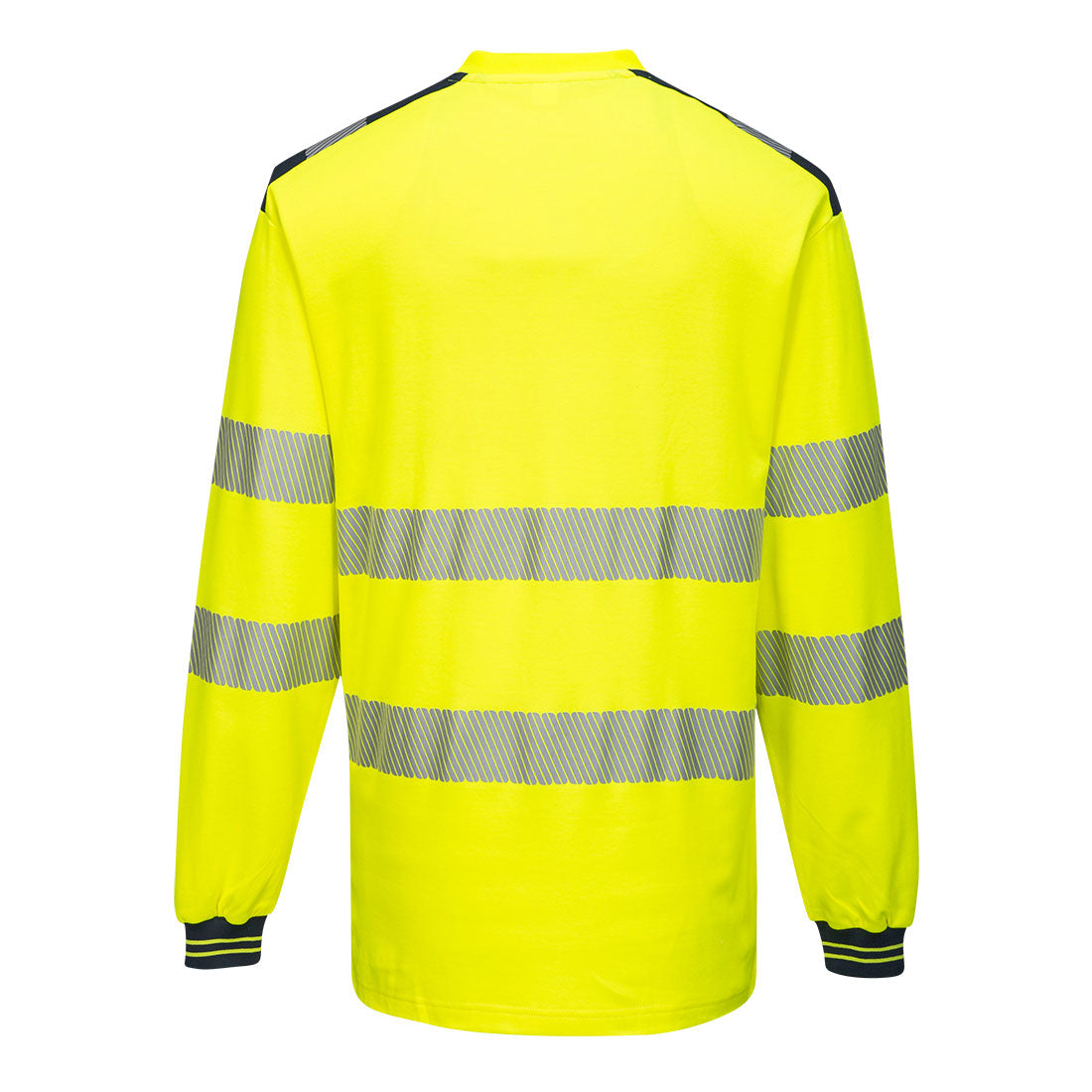 PW3 Hi-Vis Pitkähihainen t-paita - Kelta/navy