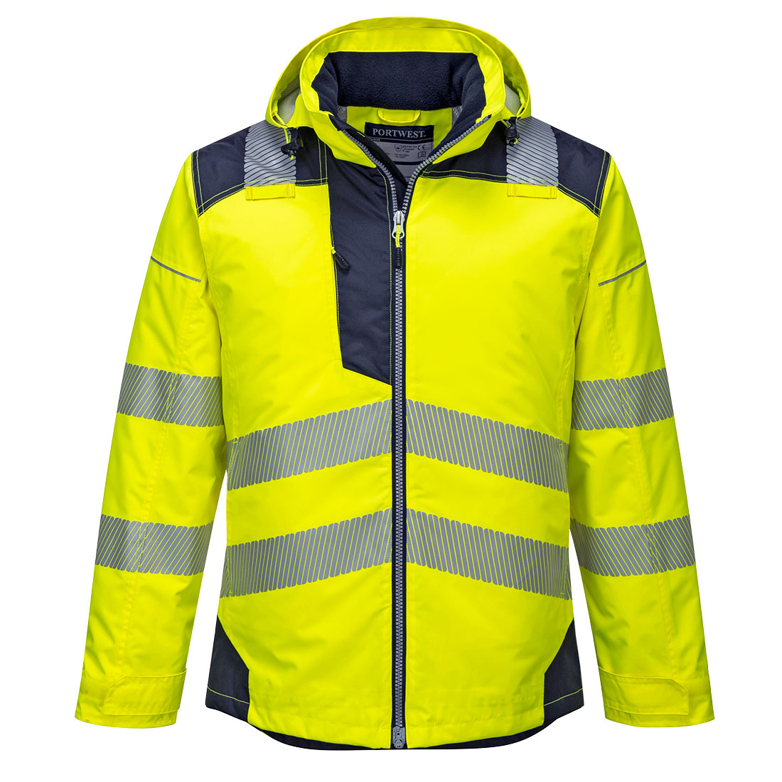 PW3 Hi-Vis Talvitakki - Kelta/navy