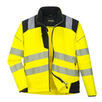 PW3 Softshell-huomiotakki - Kelta/musta