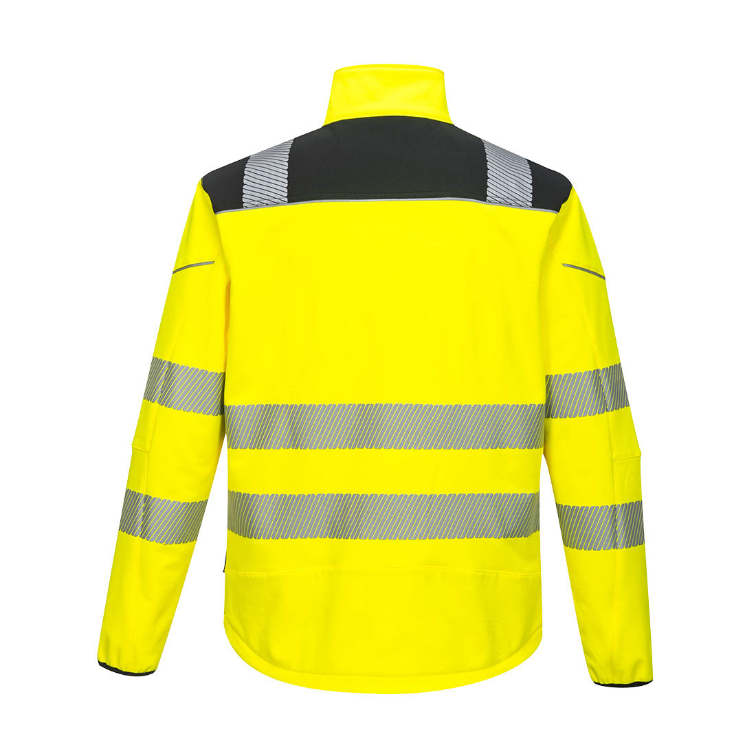 PW3 Softshell-huomiotakki - Kelta/musta