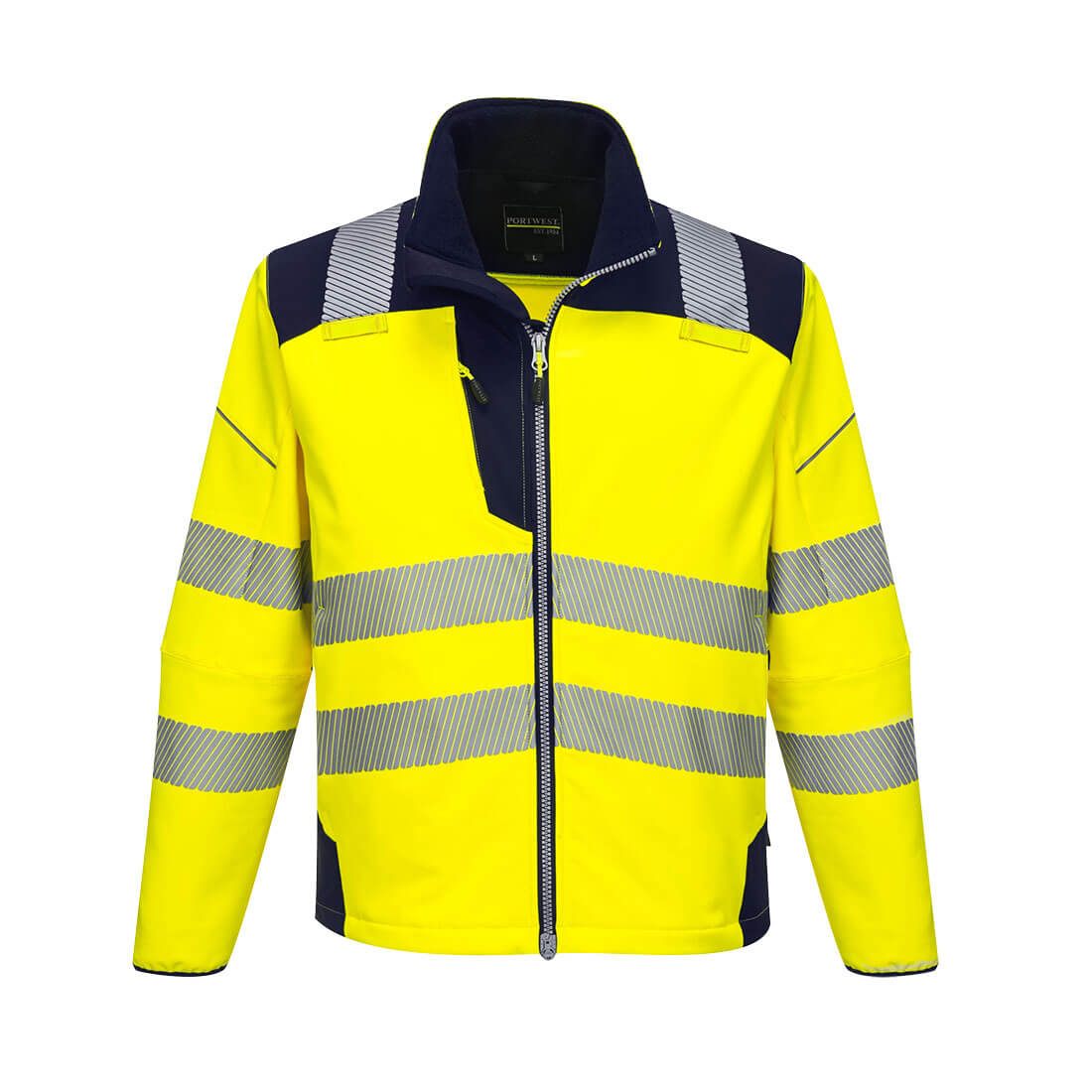 PW3 Softshell-huomiotakki - Kelta/navy