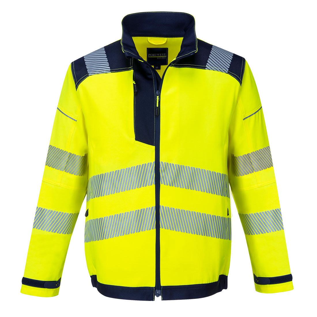 PW3 Hivis- työtakki - Kelta/navy