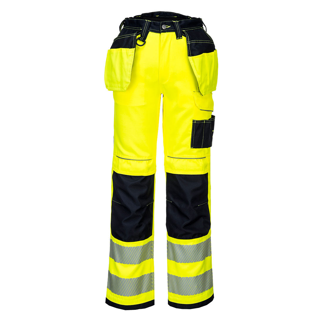 PW3 HiVis- riipputaskutyöhousut