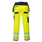 PW3 HiVis- riipputaskutyöhousut - Kelta/navy