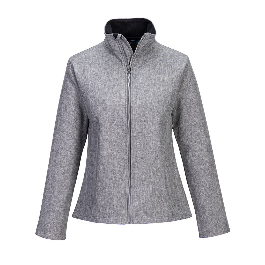 Naisten Print & Promo Softshell (2L) - Meleerattu harmaa