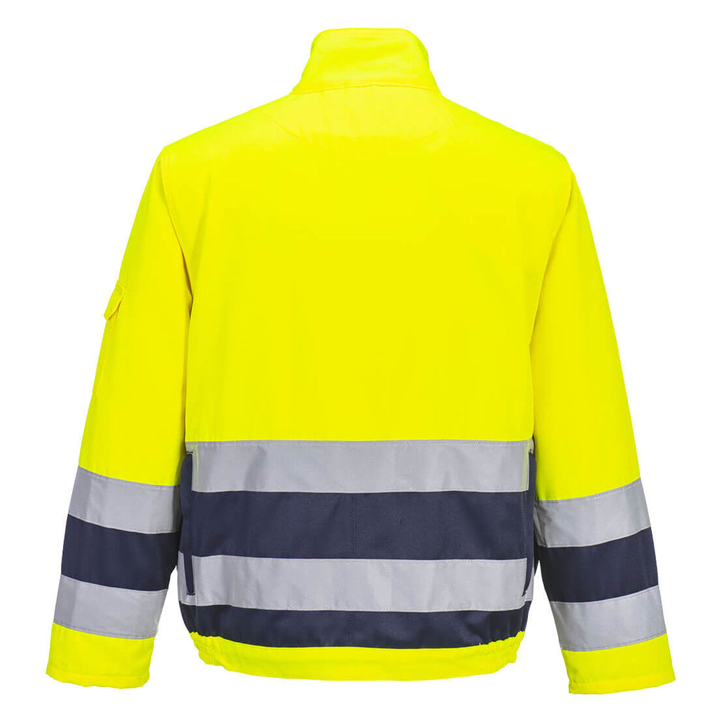 Lille- Hi-Vis takki - Kelta/navy