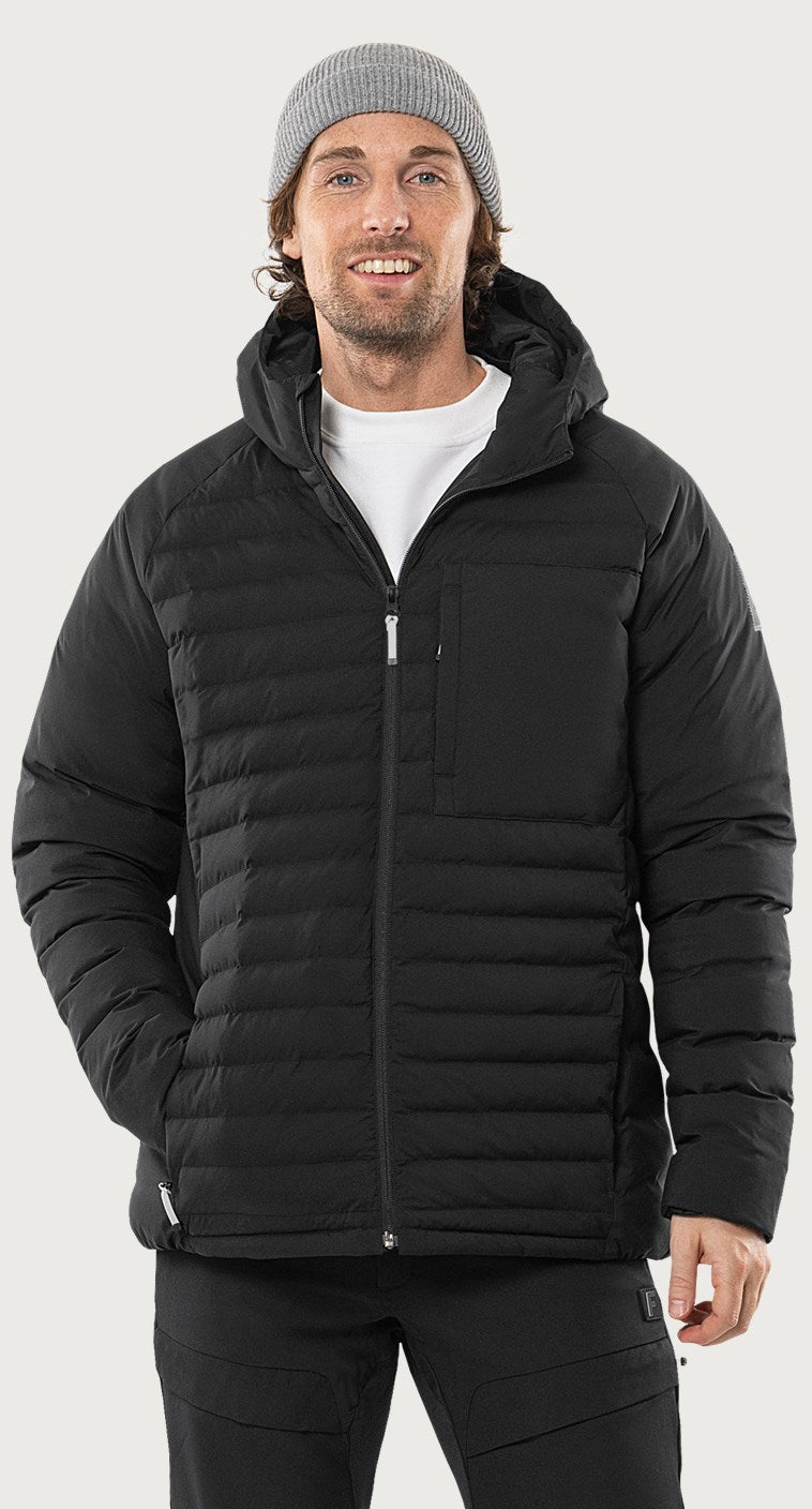 Atmos Primaloft® hupullinen toppatakki - Musta