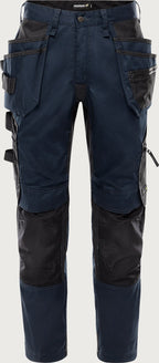 Rakentajan stretch housut – 2900 GWM - Navysininen