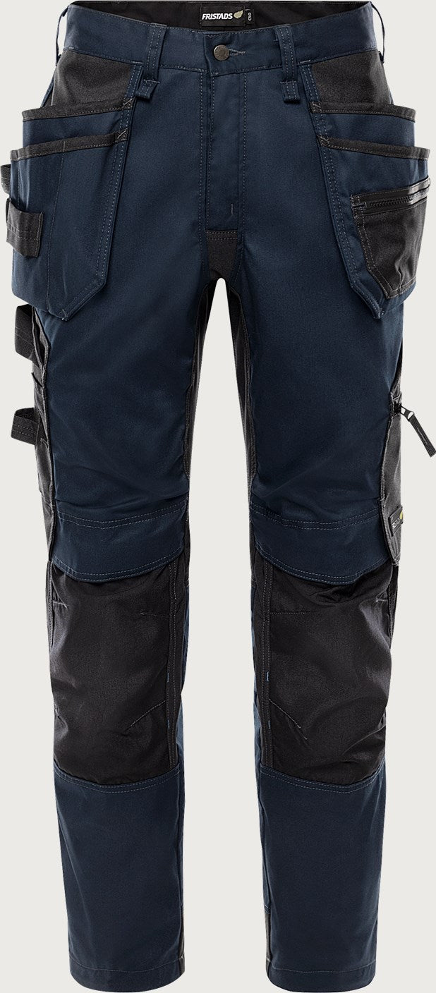 Rakentajan stretch housut – 2900 GWM - Navysininen