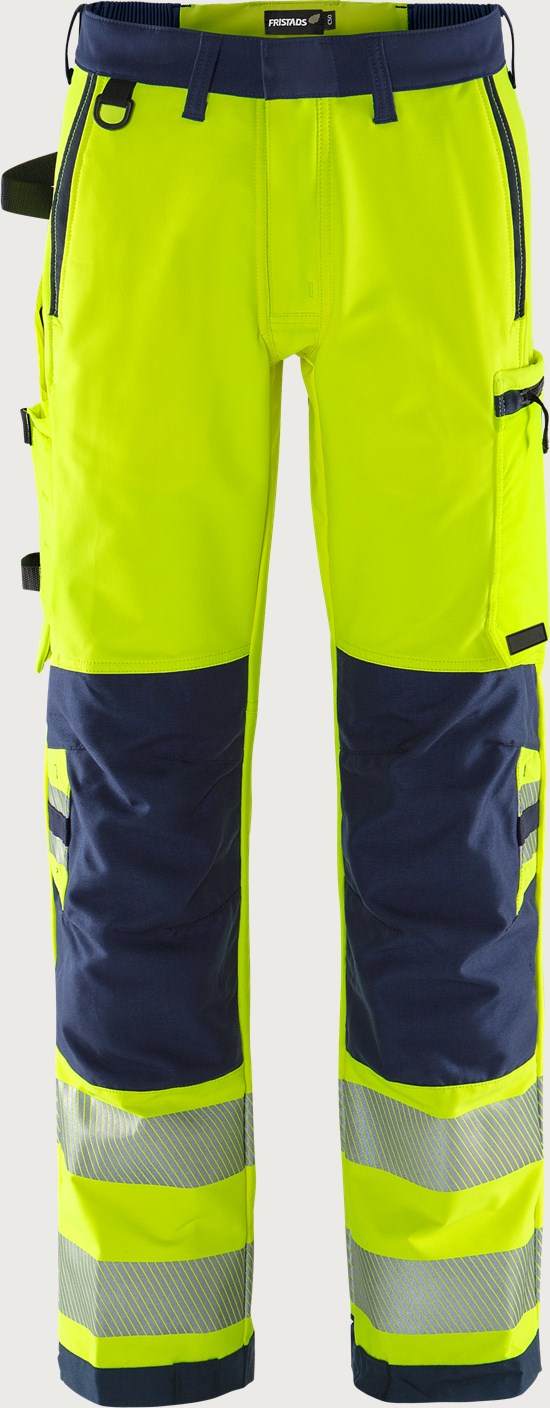 Stretch huomiohousut, luokka 2 – Green 2645 GSTP - Neonkeltainen/Tummansininen