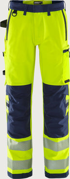 Stretch huomiohousut, luokka 2 – Green 2645 GSTP - Neonkeltainen/Tummansininen