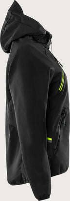 Naisten tekninen hupullinen softshell takki – 4872 GBF - Musta