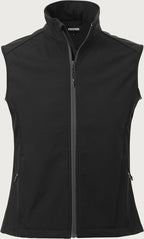 Naisten softshell liivi – 1507 SBT - Musta