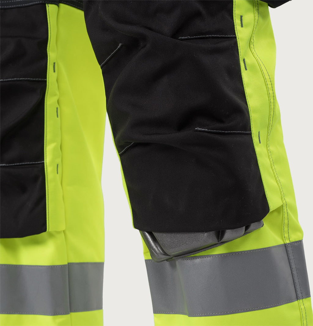 Housut HiVis 3.0 Stretch - Musta/ keltainen