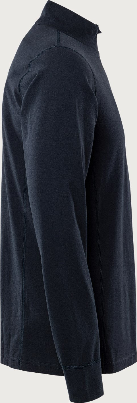 Palosuojattu half zip kerrastopaita – Flamestat 7029 MOFN - Navysininen