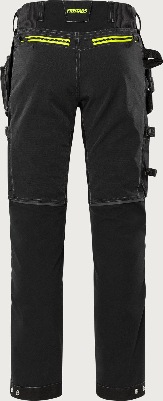 Rakentajan stretch housut – 2566 STP - Musta