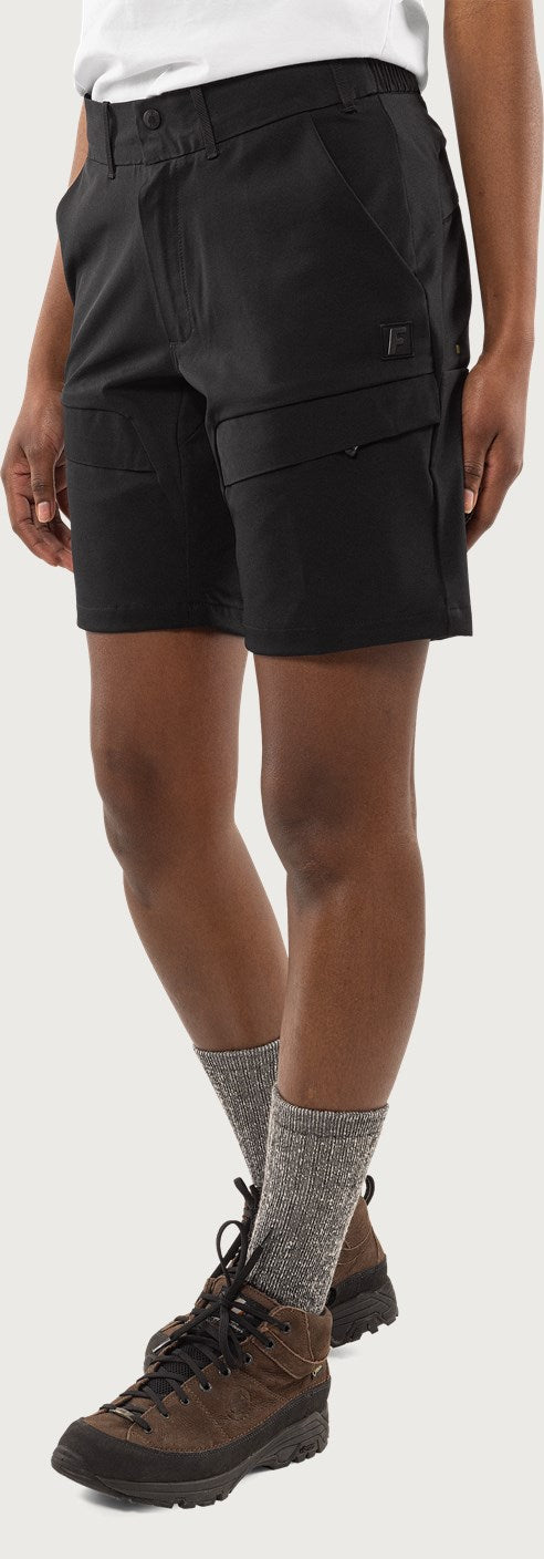 Zircon outdoor stretch shortsit naisten - Musta