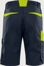 Shortsit – 2932 GWM - Navysininen/Neonkeltainen