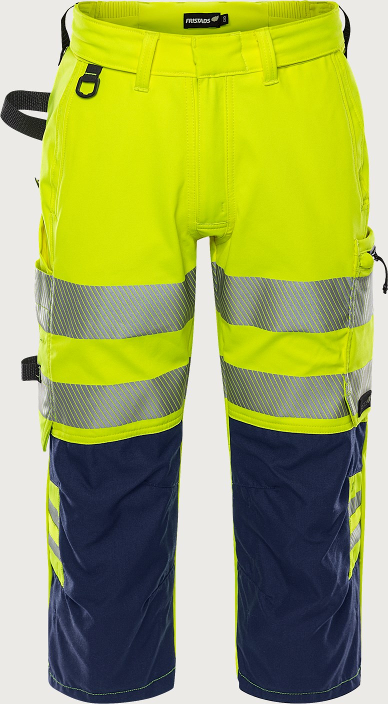 Stretch huomiopiraattihousut, luokka 2 – 2666 GSTP - Neonkeltainen/Tummansininen