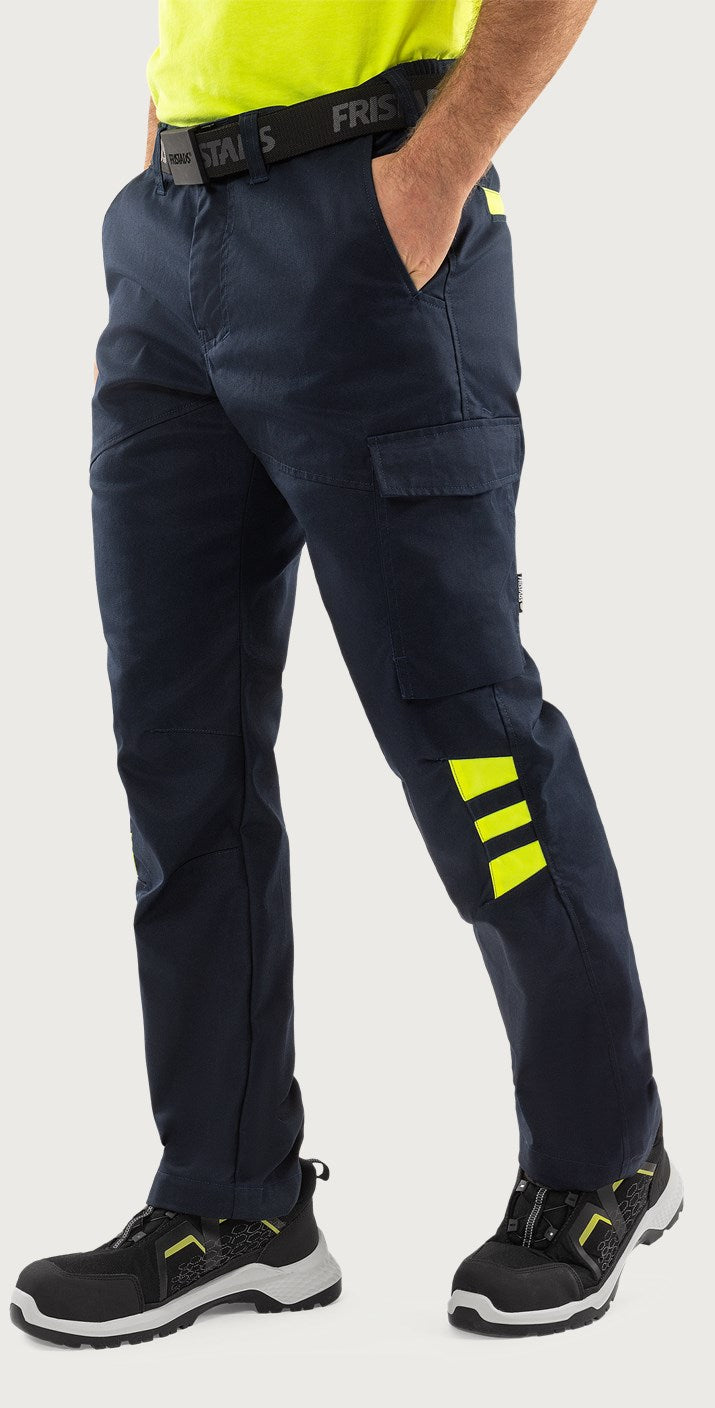 Housut – Green 2930 GWM - Navysininen/Neonkeltainen