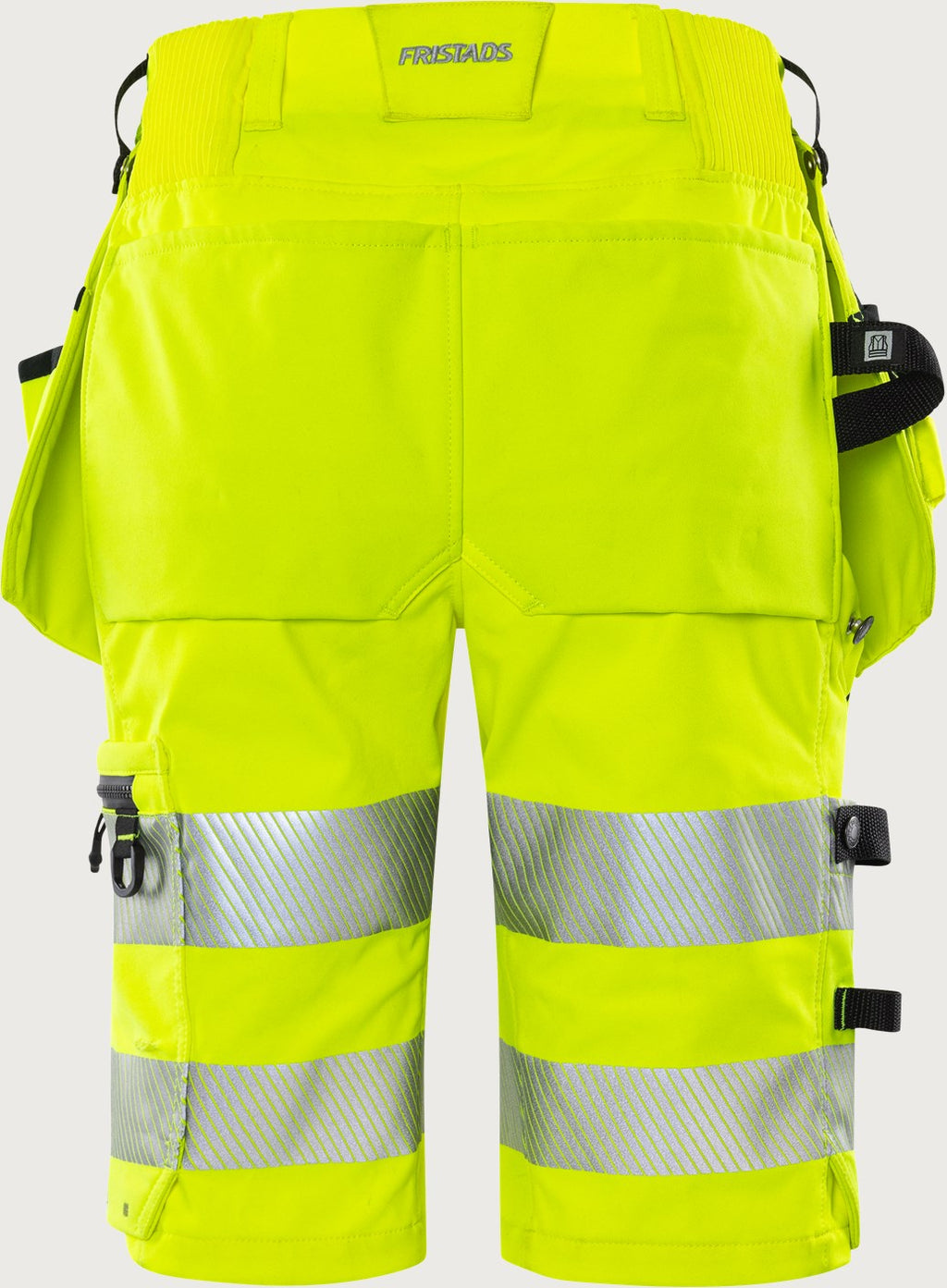 Naisten rakentajan stretch shortsit, luokka 1 – 2667 GSTP - Neonkeltainen