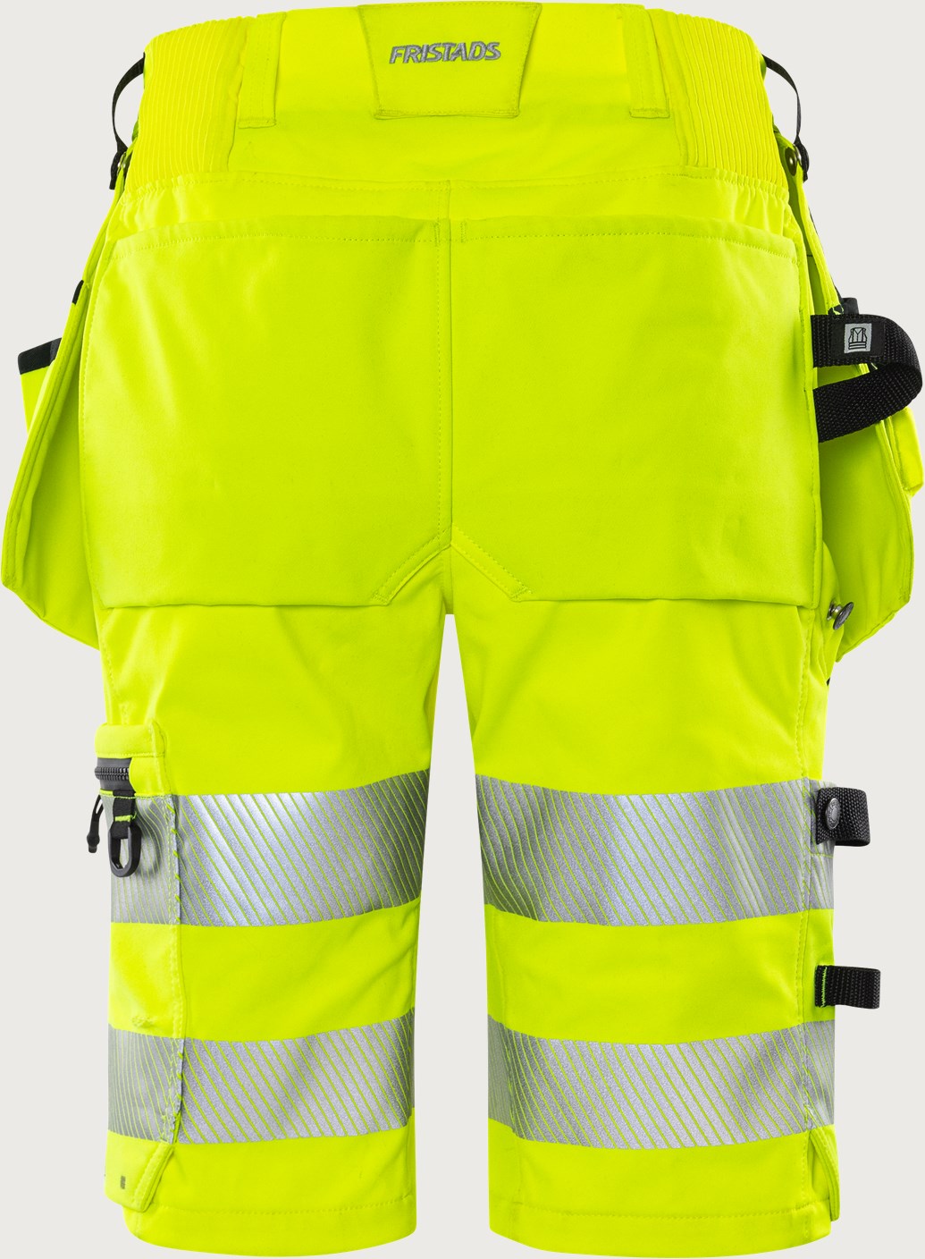 Naisten rakentajan stretch shortsit, luokka 1 – 2667 GSTP - Neonkeltainen