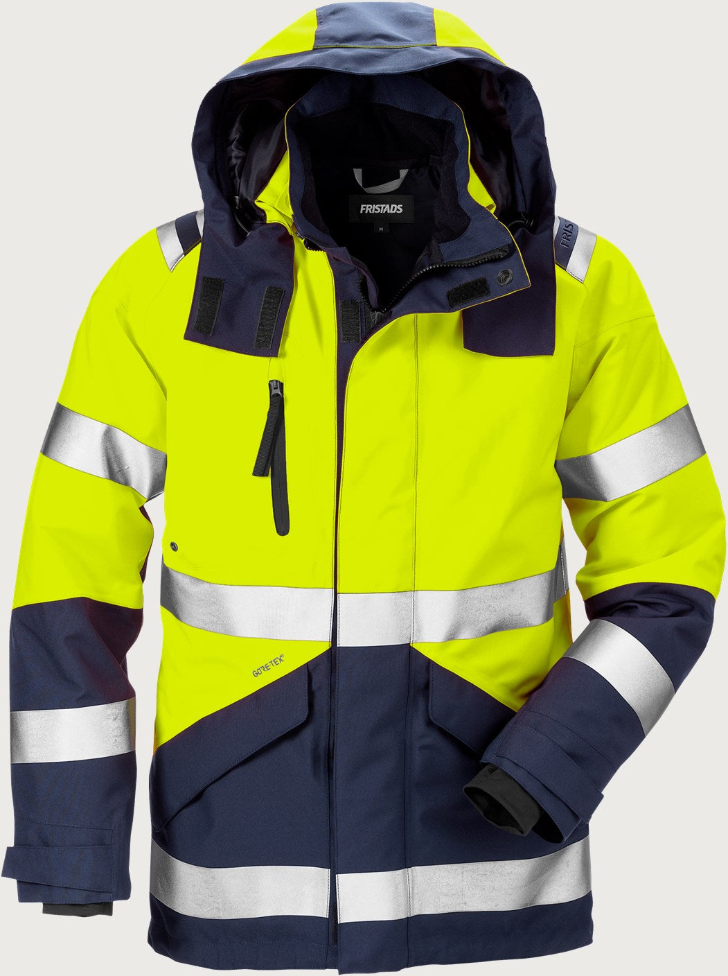 Huomiokuoritakki, luokka 3 – GORE-TEX 4988 GXB - Neonkeltainen/Tummansininen