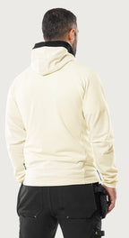 Tekninen hupullinen stretch takki – 7871 GTD - Luonnonvalkoinen