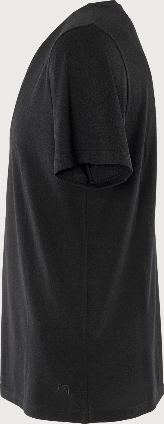 Litus merinovilla T-paita, unisex - Musta