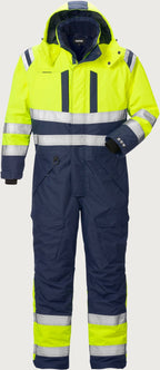 Huomiotalviumpihaalari, luokka 3 – Airtech® 8015 GTT - Neonkeltainen/Tummansininen