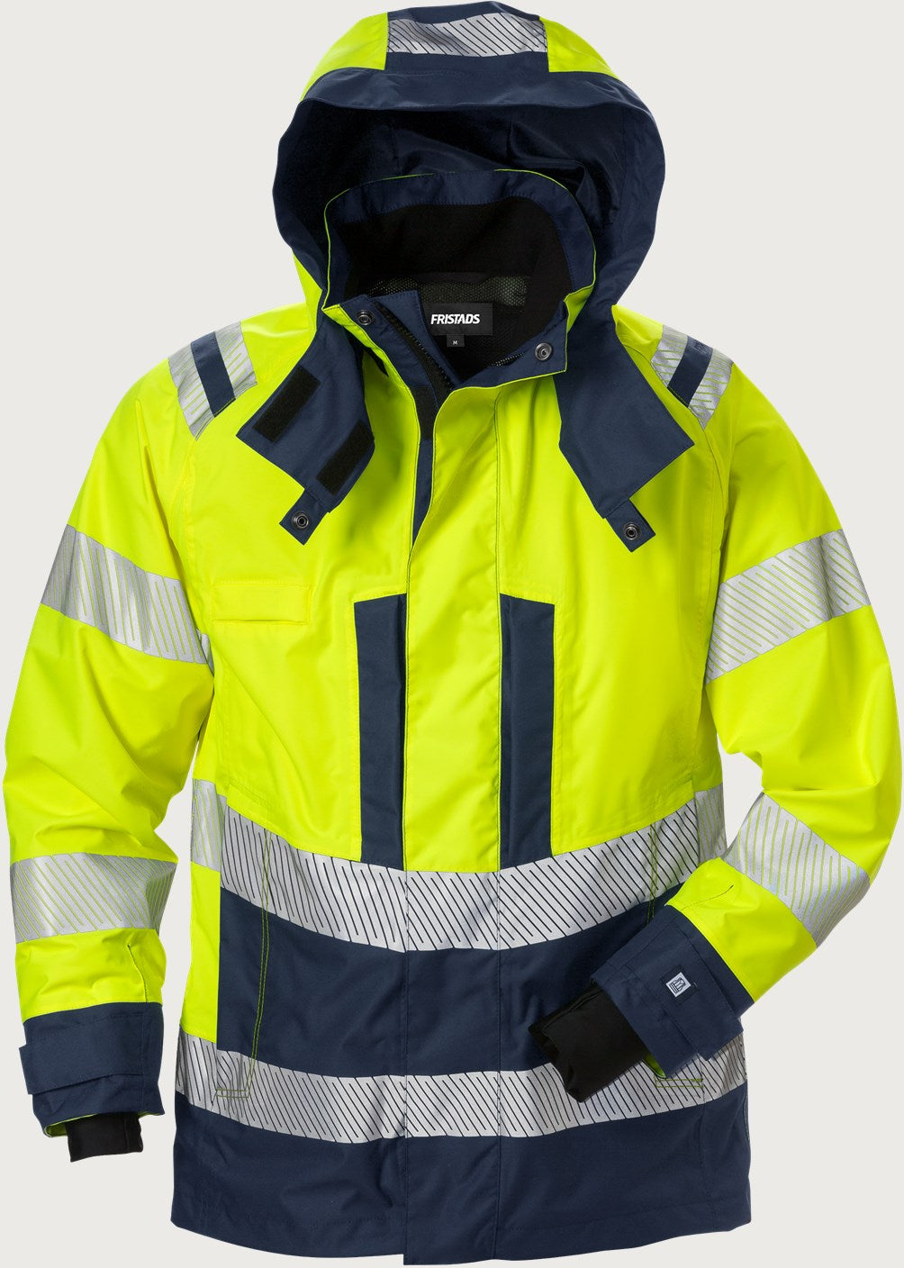 Naisten huomiokuoritakki, luokka 3 – Airtech® 4518 GTT - Neonkeltainen/Tummansininen