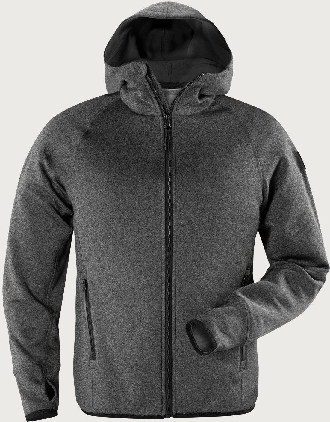 Calcium Polartec® power stretch huppari - Antrasiitinharmaa