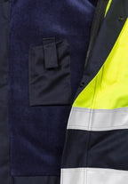Palosuojattu huomiotalvitakki, luokka 3 – Flamestat 4185 ATHS - Neonkeltainen/Tummansininen