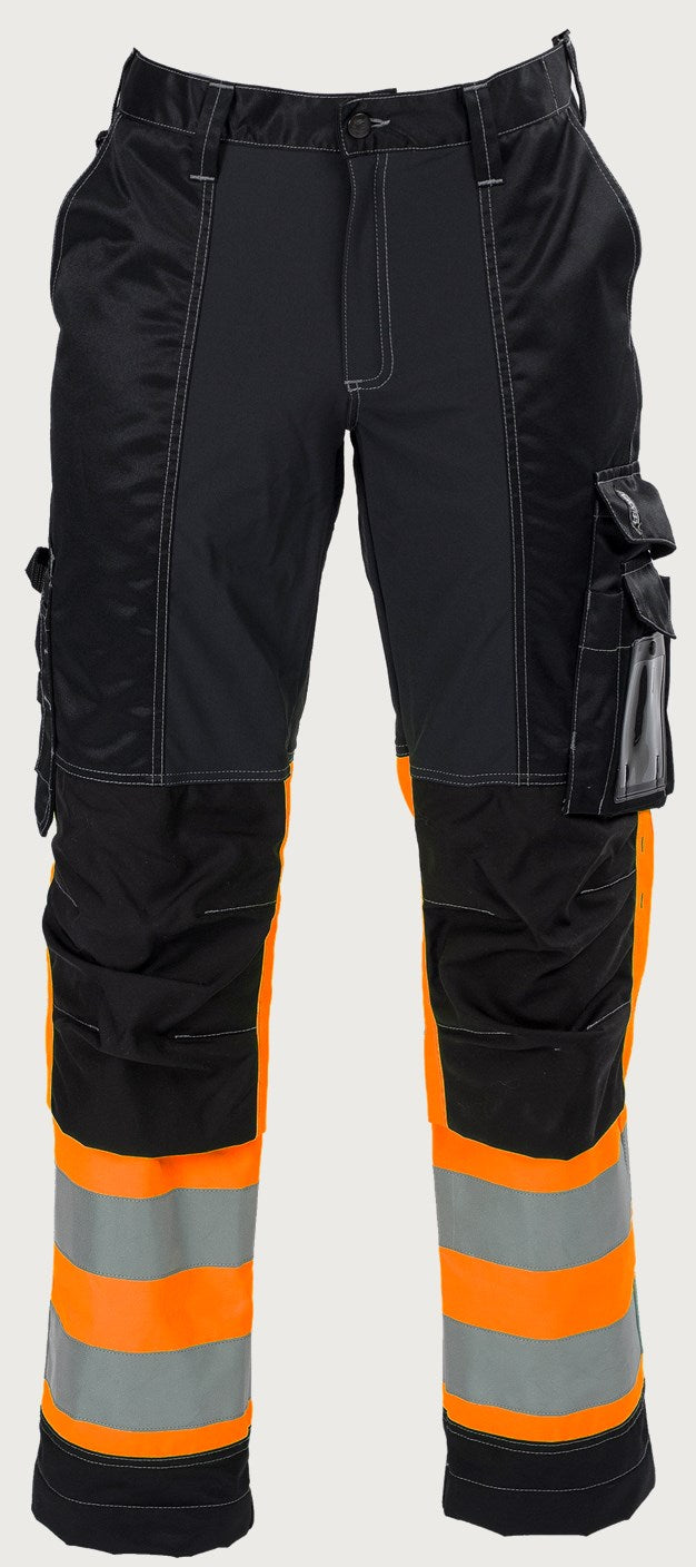 Naisten housut HiVis 3.0 Stretch - Musta/ oranssi